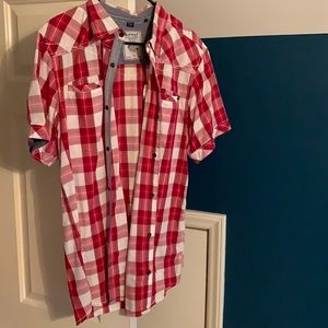 Red Button Up (Short Sleeve)
